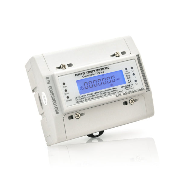 EKM Omnimeter HV v.4 – Universal Single and Three Phase up to 600V, Pulse Counting, Relay Controlling, Universal Smart Electric Meter - EKM Metering Inc.