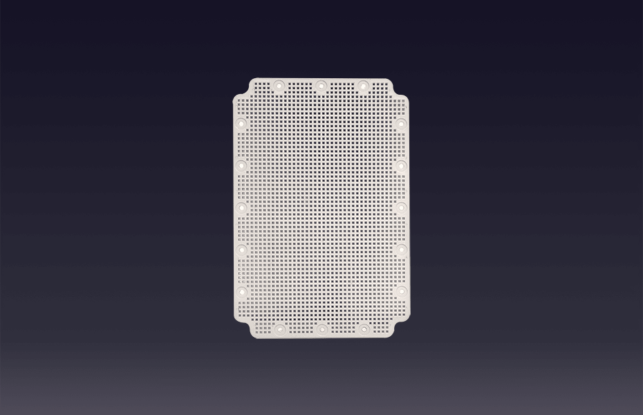 Large Watertight Enclosure Mounting Plate - EKM Metering Inc.