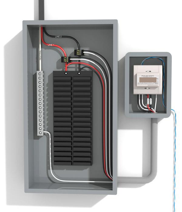 EKM Omnimeter Pulse V.4 Universal Electric KWh Meter - Single & Three Phase Energy Monitoring