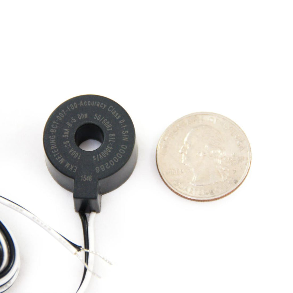 Mini Solid-core CT, 100A:26.6mA, 7mm (0.27") Hole Diameter, BCT-007-100 - EKM Metering Inc.