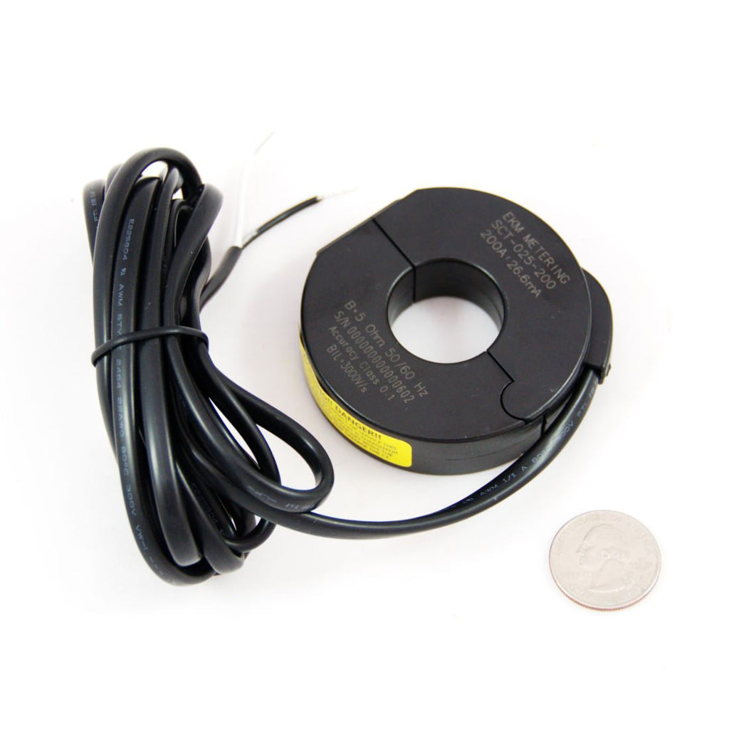 Split-core CT, 200A, 200A:26.6mA, 25mm (0.98