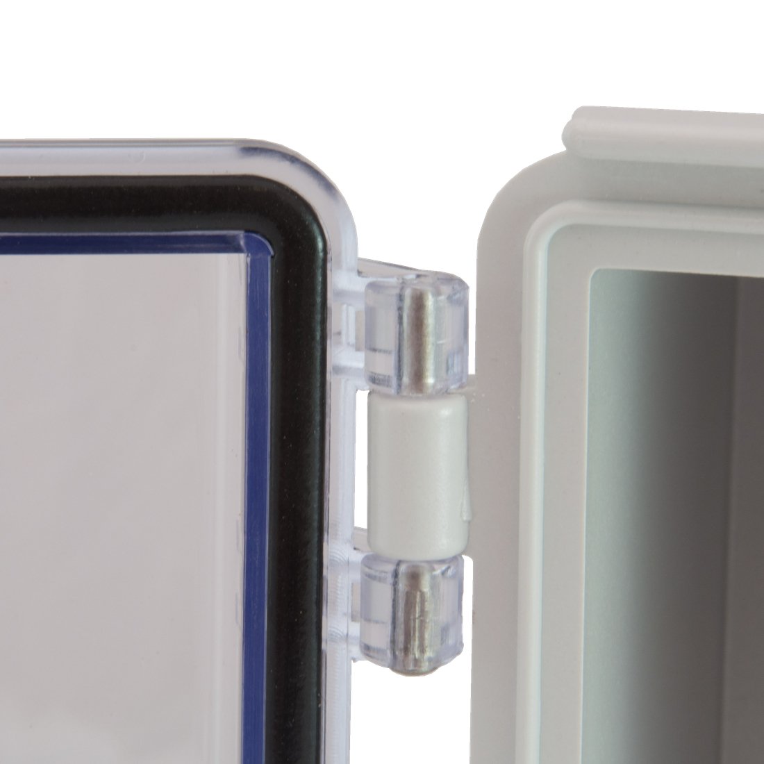 Watertight Enclosure with Hinged and Latching Lid - UL Listed - 6.7” x 10.63” x 4.33" - EKM Metering Inc.